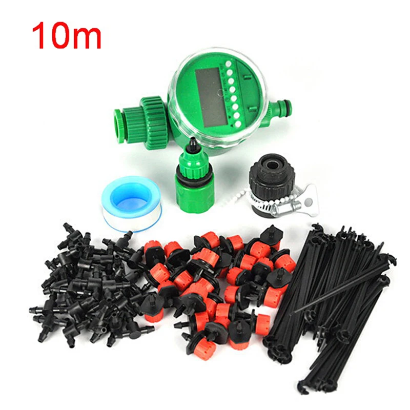 

25M/10M Garden Watering System Automatic Garden Hose Kits Connector Adjustable Drip Micro Drip Irrigation Kit Plants