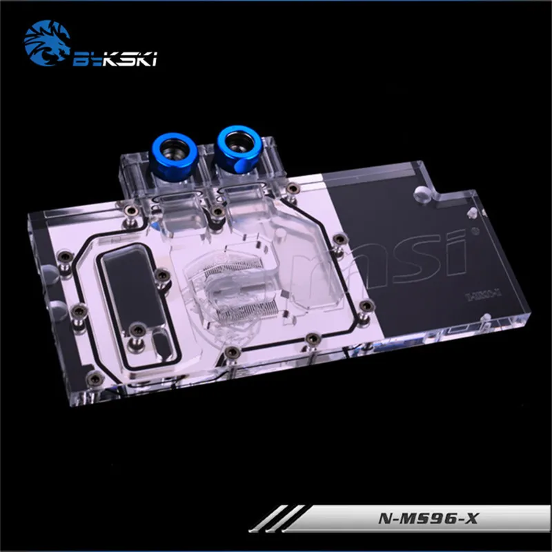 Bykski N-MS96-X полный охват GPU водный блок для VGA MSI GTX960GAMING/TOC GTX950 теплоотвод видеокарты