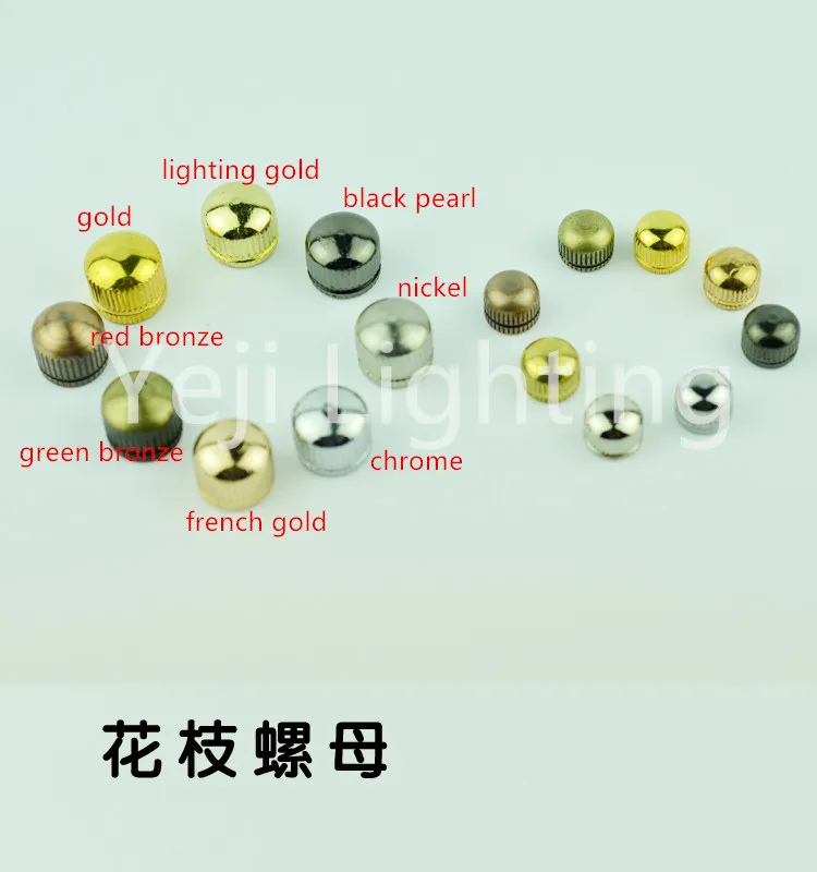 Us 0 3 Ceiling Lamp Ceiling Rose Lamp Base M4 M5 Screw Cap Gear Screw Cap Nut Decoration Lighting Accessories Decorative Nuts In Nuts From Home