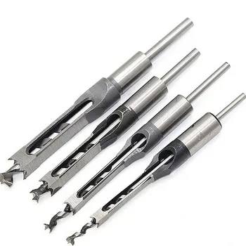 

Hss Drill Bit Set woodworking drill bit 210mm 1/2' 3/8' 5/16' 1/4' Square hole cutter drill wood drill tool