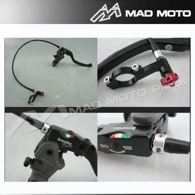 Motorcycle Brembo Folding Lever Remote Brake/Clutch Lever Adjuster Blue