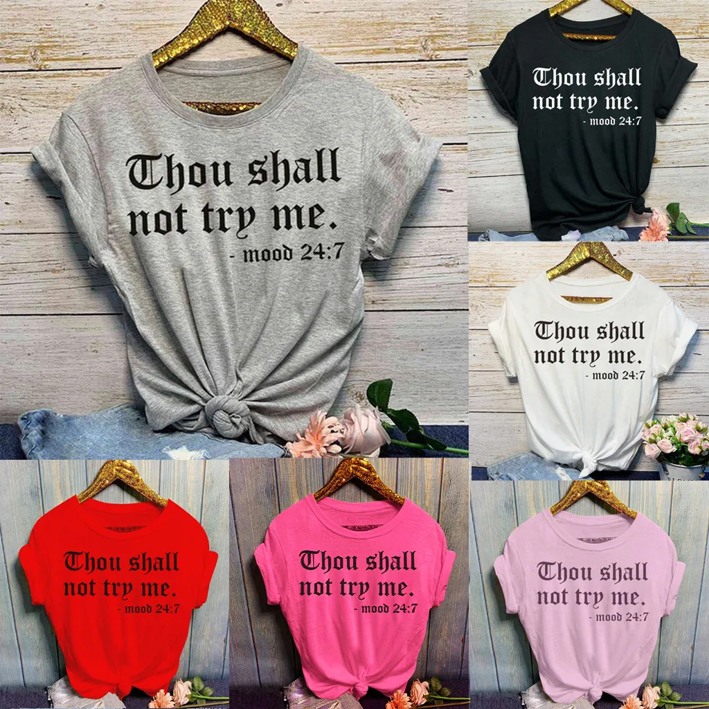 

Fashion Vogue Womens Short Sleeve Basic Tee Shirt Summer Casual Tops feminina harajuku brand Blouse dames Blusas Femininas