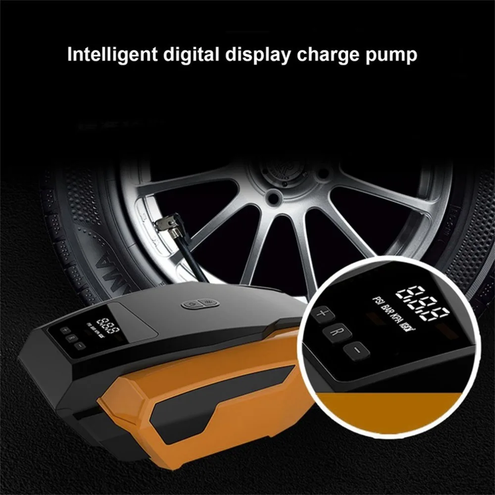 

New Portable 19/22 Cylinder Auto Car Tire Inflator DC12V Electric Car Air Compressor Pump Digital Inflatable Pump With Indicator