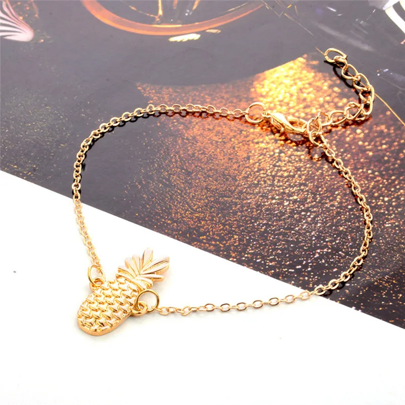 2018 NEW Beads anklets for Gold Women's Summer Beach Sandal Barefoot Chains Foot Bracelet Ankle Chain Sandals Pulseras Y03#N (1)