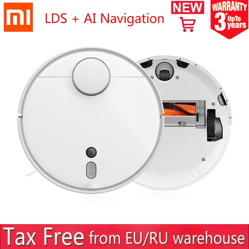 Оригинальный Xiaomi Mi робот пылесос 1S для дома автоматический подметальный LDS AI