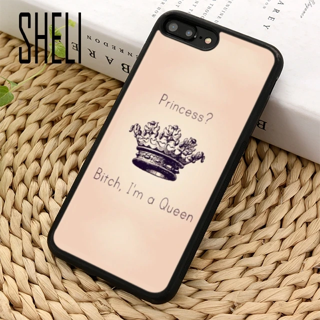 SHELI NEW PRINCESS QUEEN PINK GIRLY Phone Case Cover For iPhone 5 6 6s