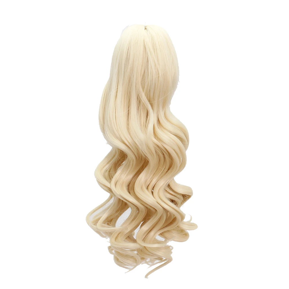 AIDOLLA американские куклы аксессуары для волос светлые цвета парики с длинными кудрявыми волосами для девочек подарок высокотемпературный проволочный парик