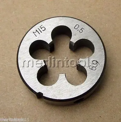 

Метрический правый штамп M15 x 0,5 0,75 1,0 1,25 1,5 2,0