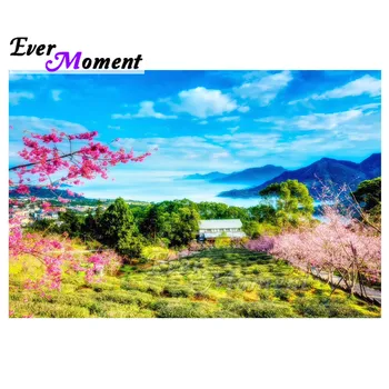 

Ever Moment Diamond Painting Mosaic Landscape Grass Flower Full Square Drill Picture Of Rhinestone Diamond Embroidery 3F1435