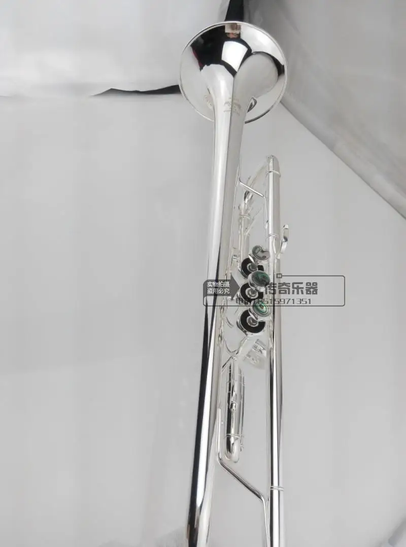 Senior Bach Silver Plated Bach Trumpet LT180S-43 Small Brass Musical Instrument Trompeta Professional High Grade. Senior Bach Silver Plated Bach Trumpet LT180S-43 Small Brass Musical Instrument Trompeta Professional High Grade.