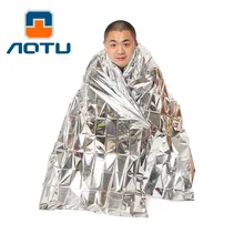 Высокое качество открытый 210*130 см 5 шт./лот снаружи аварийное одеяло спасательное bask ковер спасательное одеяло серебро