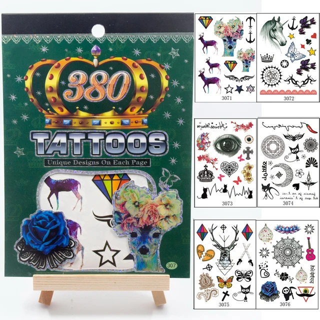 6 sheet unisex tattoo