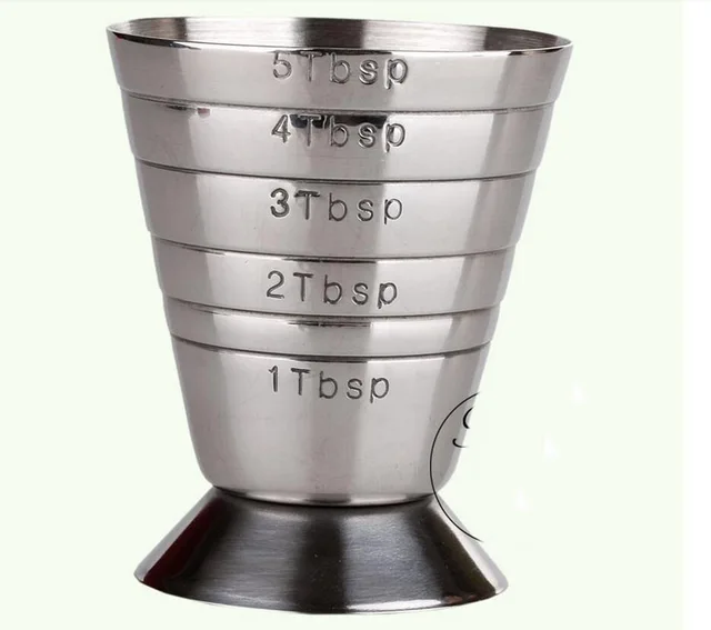 304 stainless steel measuring cup packed scale ounce bar measuring cups