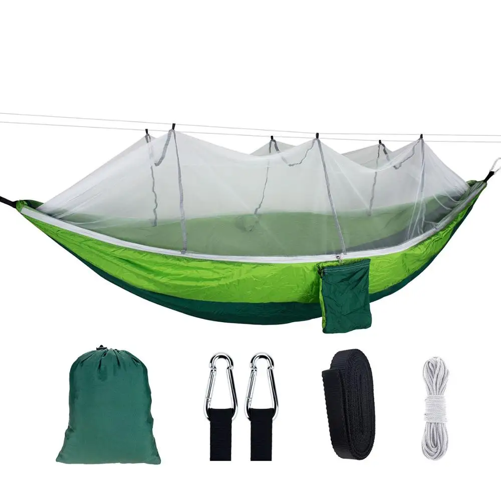 Военный гамак с москитной сеткой Кемпинг путешествия парашют подвесная кровать, палатка - Цвет: dark green Fruit