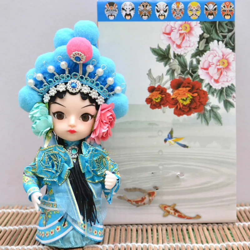 Koop Handgemaakte poppen China Peking opera Leuke editie pop geschenken woninginrichting folk ambachten vele ontwerpen