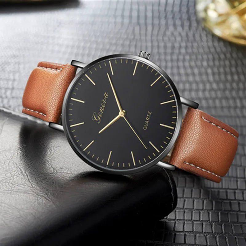 

Man Watch 2019 Ultra Thin Men Watches Top Brand Luxury Fashion Casual Quartz Wristwatch Geneva Watch Men Hour Relogio Masculino