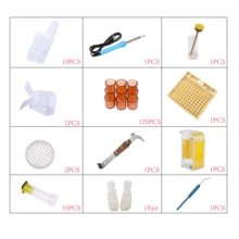 150 шт. комплект инструментов для пчеловодства скребки королевская клетка Защитная крышка Электрический провод встраивание устройства