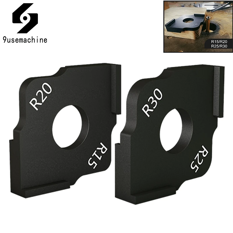  Woodworking Corner Radius Quick-jig Half Fillet Arc Angle Locator For Trimming Machine Router Table