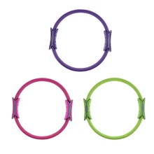 Двухзахватное гибкое тренировочное кольцо для йоги пилатеса для упражнений мышц круг для фитнеса магический круг для йоги фитнес инструмент для похудения