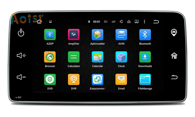 Perfect 9 Inch 4 Core Android 7.1 Car Radio GPS Navigation Multimedia Stereo For Mercedes Benz Smart 2015 2016 2017 Car NO CD DVD Player 7