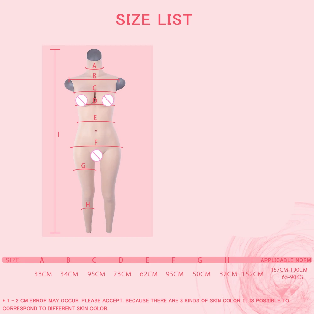 KOOMIHO F cup 9-point Vagina Bodysuit Crossdresser Silicone Breasts Fake Breast Cosplay Silicone Breast Forms Fake Boobs 4G
