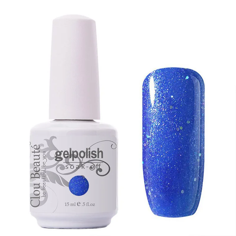 

220 Colors Nail Polish Gel 15ml Clou Beaute BIZ-CB-B1546 Professional UV Gel Nail Machine Soak Off Nail Art Gel Polish