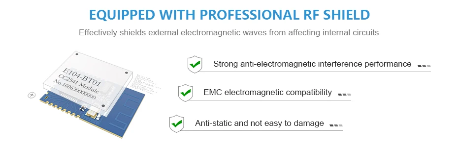 E104-BT01 Ble 4,0 Беспроводной трансивер Bluetooth CC2541 2,4 ГГц 1 МВт pcb-антенна IoT uhf 2,4 г SMD приемник передатчик ВЧ-модуль