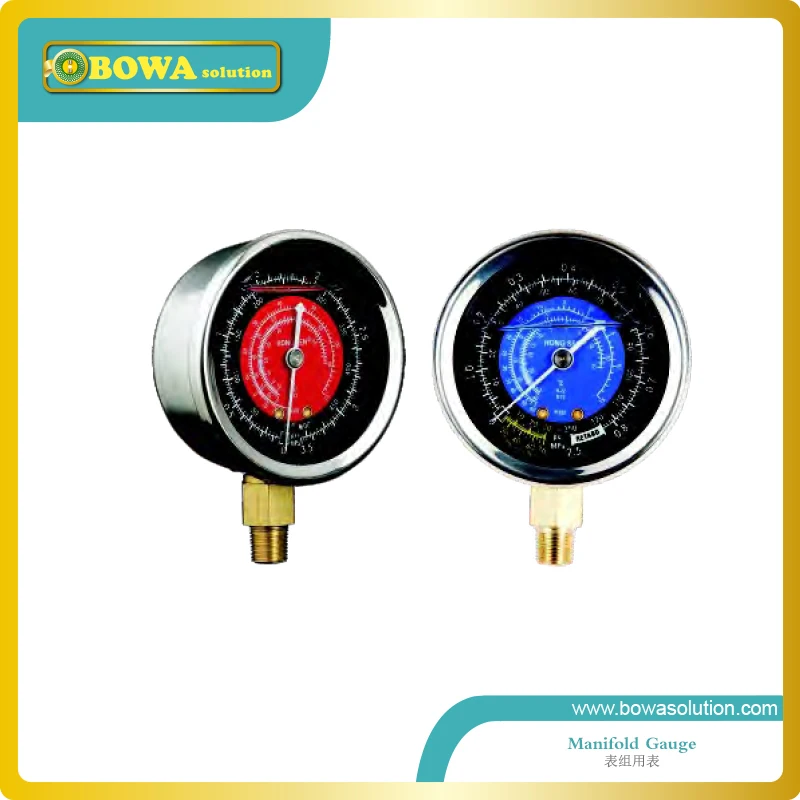 R12, R22 and R502 refrigeration pressure gauge(Code 1522) including