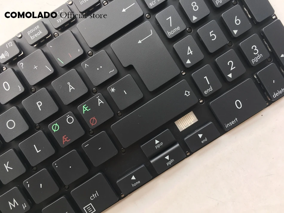 ND Nordic Keyboard for ASUS P500 P500CA E500 E500CA Black Laptop Keyboard ND Layout (2)