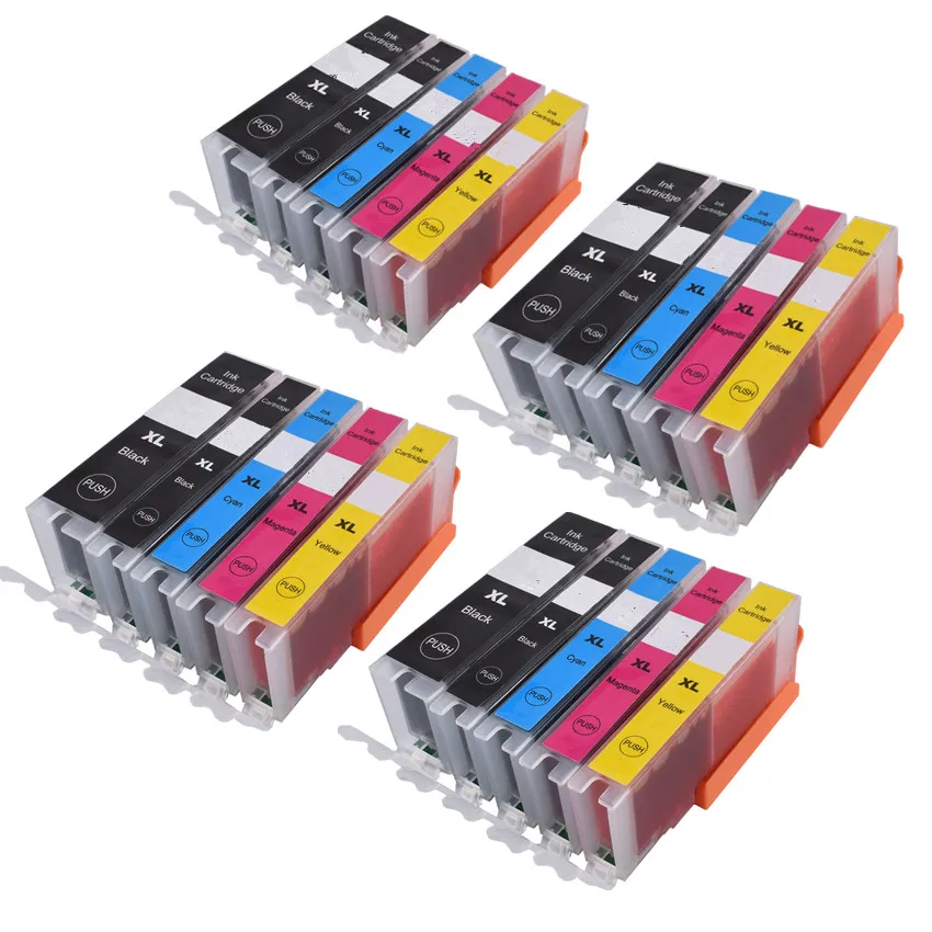 Cartucho de Tinta Compatível para Canon Mg5752 Mg6850 Mg6851 Mg6852 Ts6050 Ts5050 Cli-571 570 571 Pgi-570 Mg5750 Mg5751