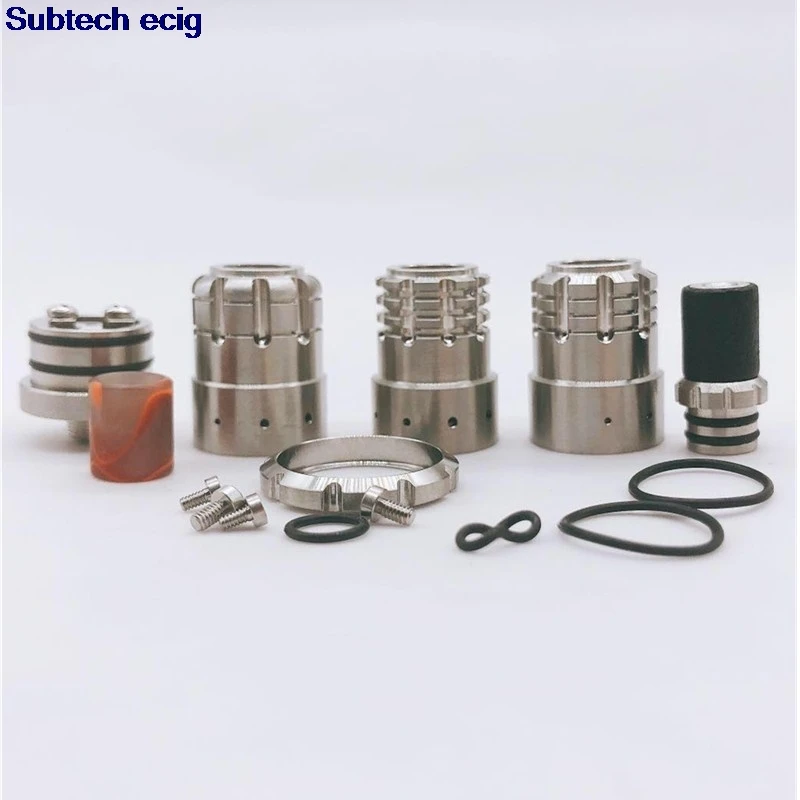 Паров нежный клуб 900 BF MTL RDA Rebuildable Капель Форсунка 316 SS/12/13/14 мм Диаметр