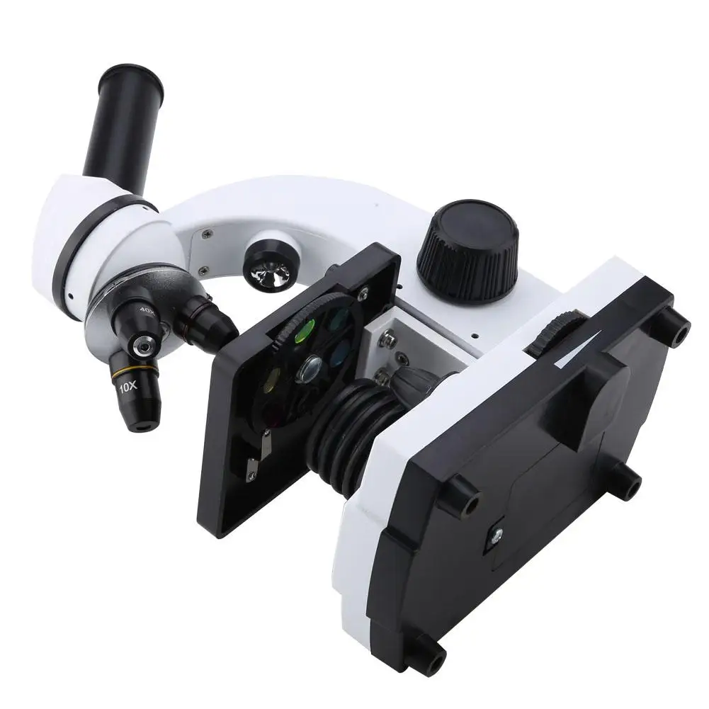 ГОРЯЧАЯ 110/220 В учебное оборудование 40-640X увеличение биологический микроскоп бинокулярный со светодиодный высокое качество