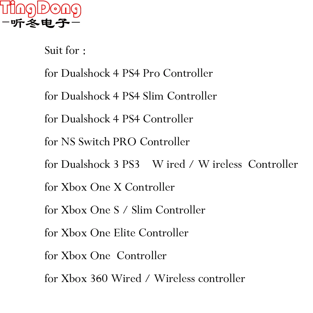 Силиконовая ручка TIingDng для контроллера Nintendo Switch NS NX PRO PS4 1 шт.|Запасные части| |