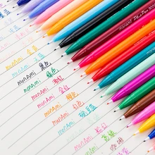 Цветная ручка для воды канцелярские волокна крюковая ручка студенческий маркер офисные принадлежности граффити ручная роспись многоцветная дополнительная гладкая Новинка