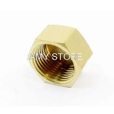 

3/8" BSPT Dia Female Threaded Dia Metal Hex Head Pipe Plug Cap