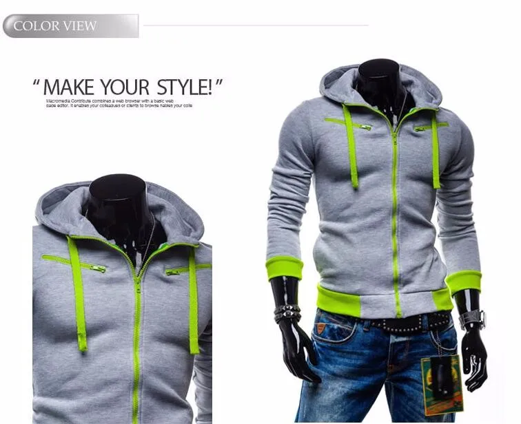 New 2016 Men'S Fashion Fleece Mens Sport Suit Hooded Warm Hoodies Sweatshirts Men Sudaderas Hombre Pullover Hoody Jackets10