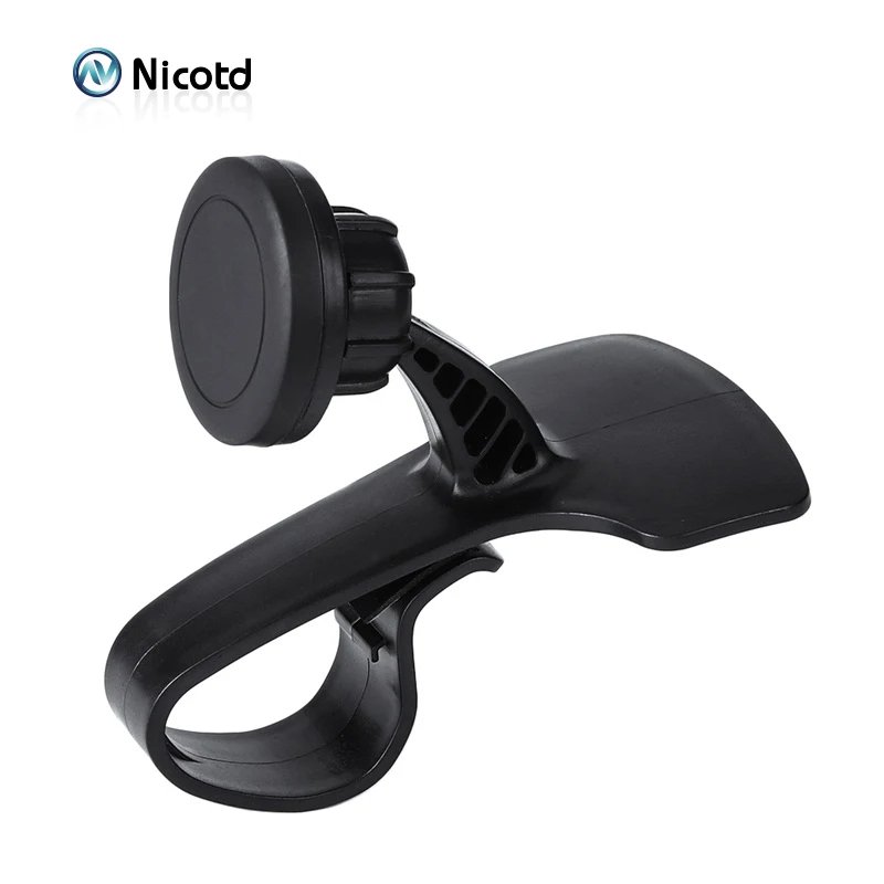 

Nicotd Magnetic Car Cell Phone Holder Dashboard Clip Universal Adjustable Magnet Cellphone Bracket Mount GPS Stand Mobile Holder