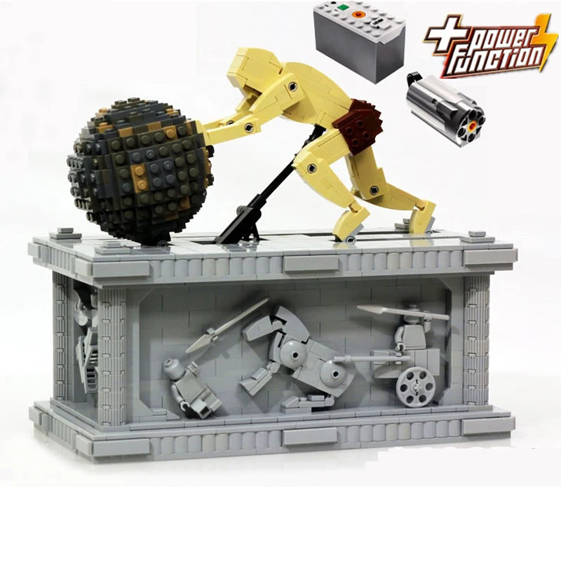 

LP 23017 1462Pcs Genuine Technic Series The MOC Sisyphus Moving Set Building Blocks Bricks CompatibLP LPgoINGly 1518 Toys