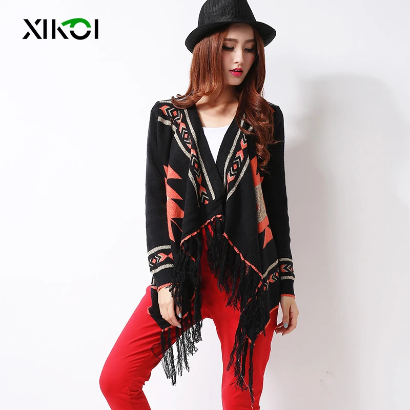 Xikoi Cardigan Female Autumn Top Brand Polyester O-Neck Beige Wool Blend Coat Girl Great Discounts95056 |