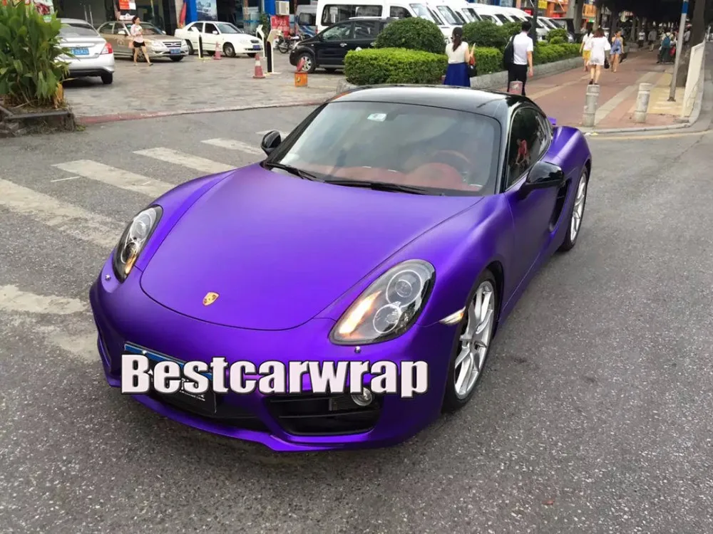 metallic matte chrome satin chrome ice car wrapping film foil red blue grey gunmetal brown gold purple tiffany silver (10)