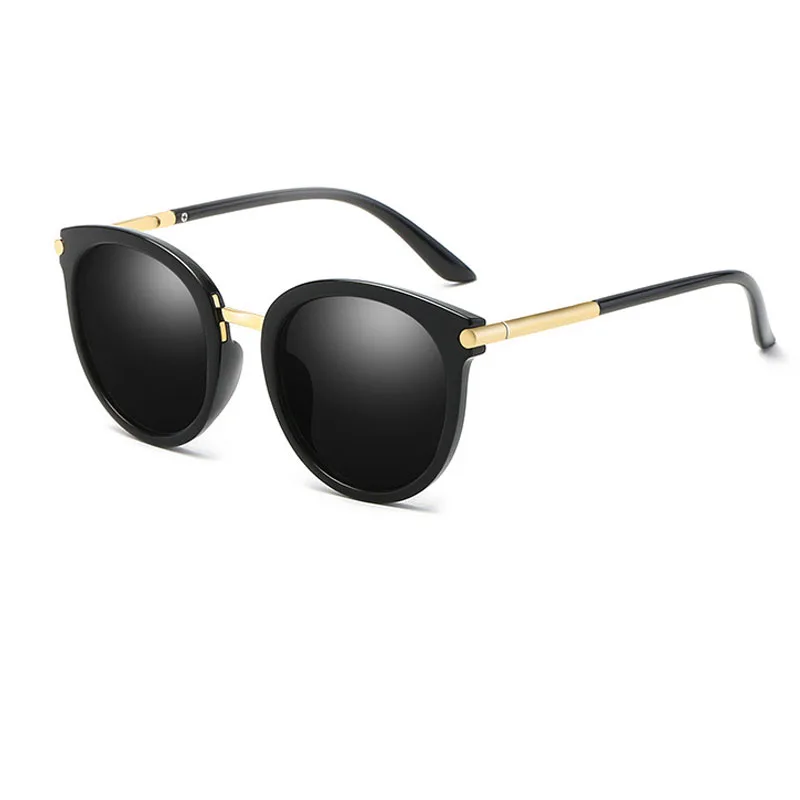 fashion Korean tide network red polarized sunglasses Round face vintage 2018 sunglasses female