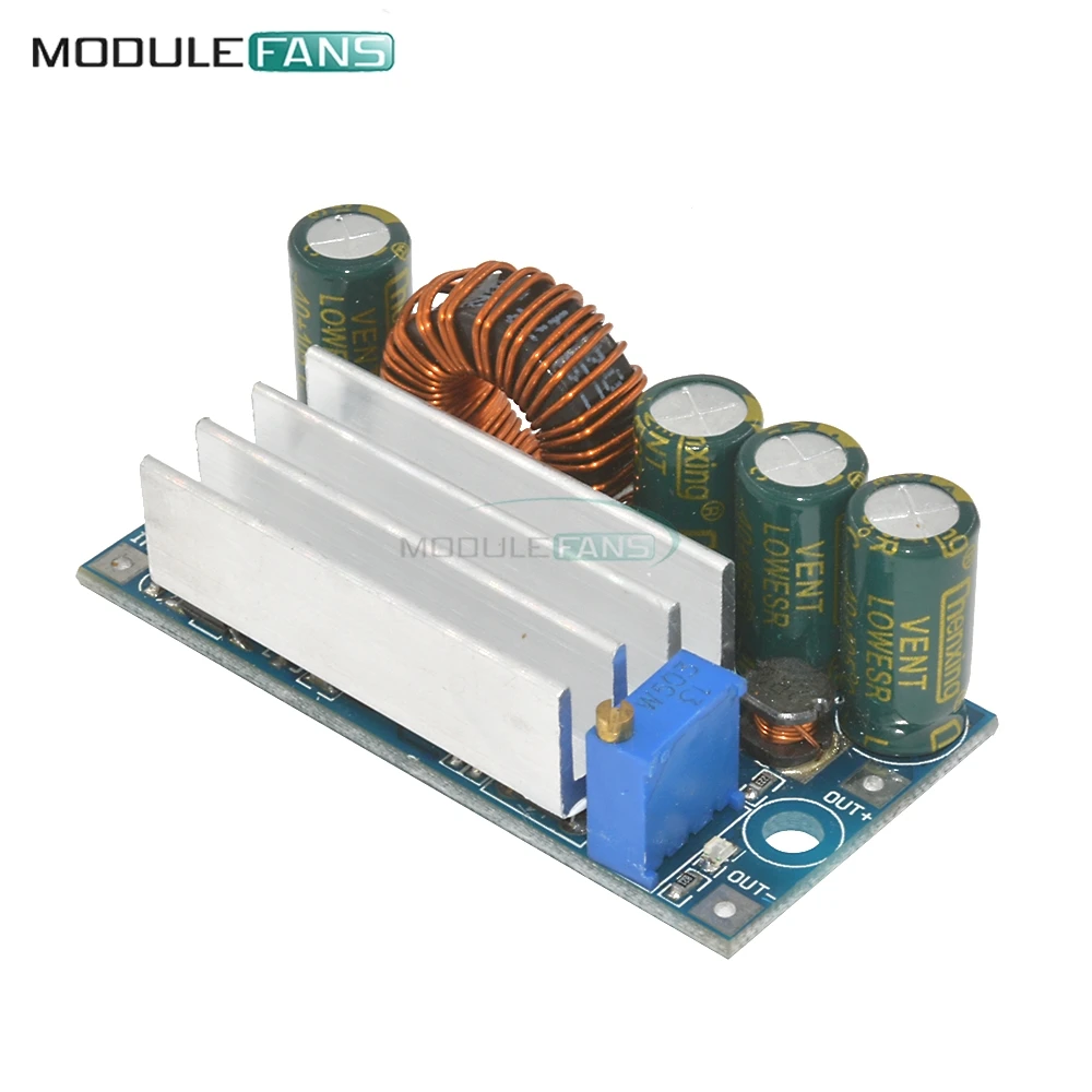 

Step Up Down Power Supply AT30 Converter Buck Boost Board Module Replace XL6009 4-30V To 0.5-30V Cooling Fan DC 5V 12V