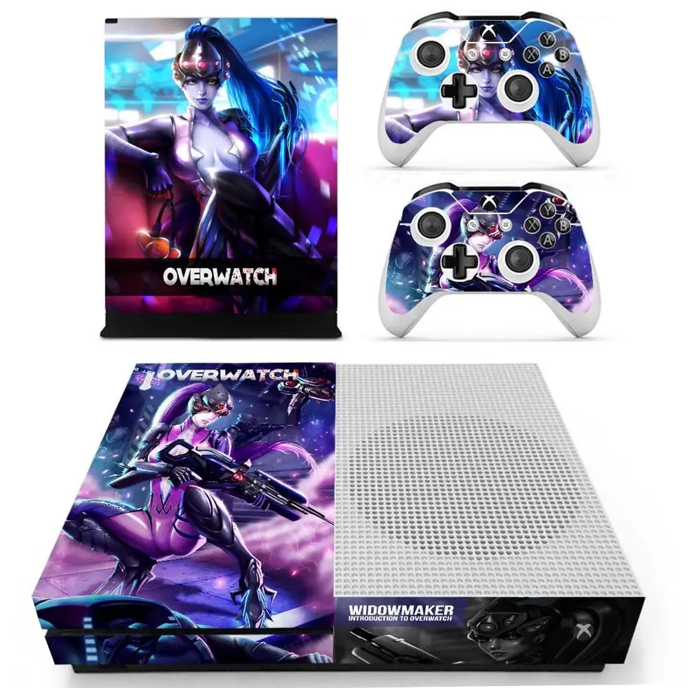 YS-xboxoneS-0328 D. Va Виниловая наклейка для консоли Xbox One S с двумя наклейками для беспроводного контроллера - Цвет: YS-xboxoneS-0328