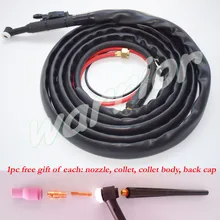 4 м с воздушным охлаждением 125 Ампер WP-9 газ электричество отдельная горелка для Tig сварки кожаный чехол