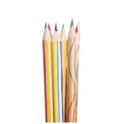 8 шт. 4 в 1 rainbow Рисунок цветным карандашом Цветные карандаши для рисования ручки канцелярские Материал школьные принадлежности