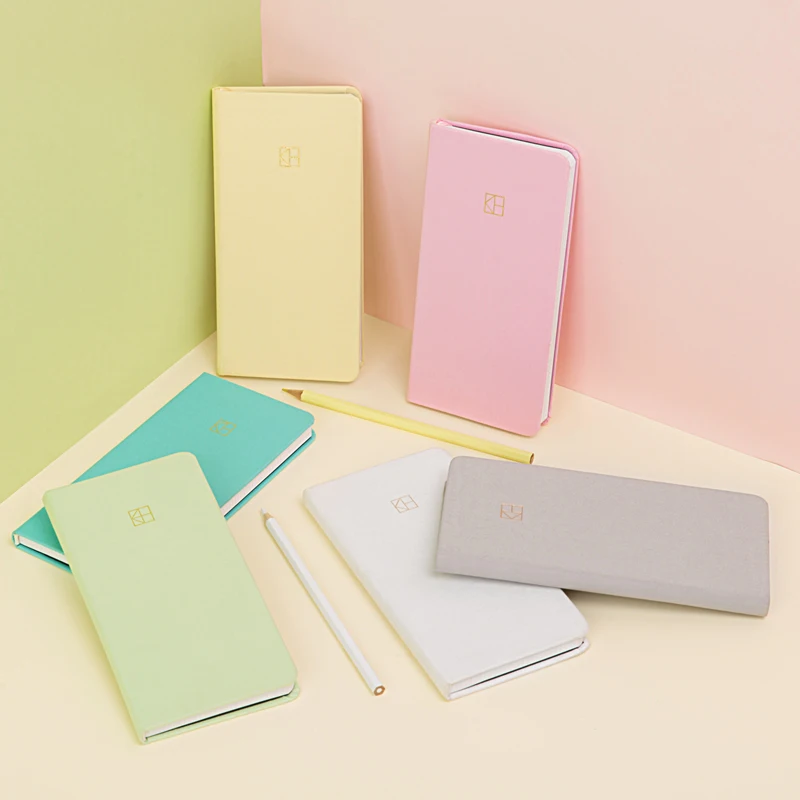 

55 weeks Undated Weekly Plan Portable Planner Book Effeciency Time Management Notebook with Clear Cover Cute Stationery