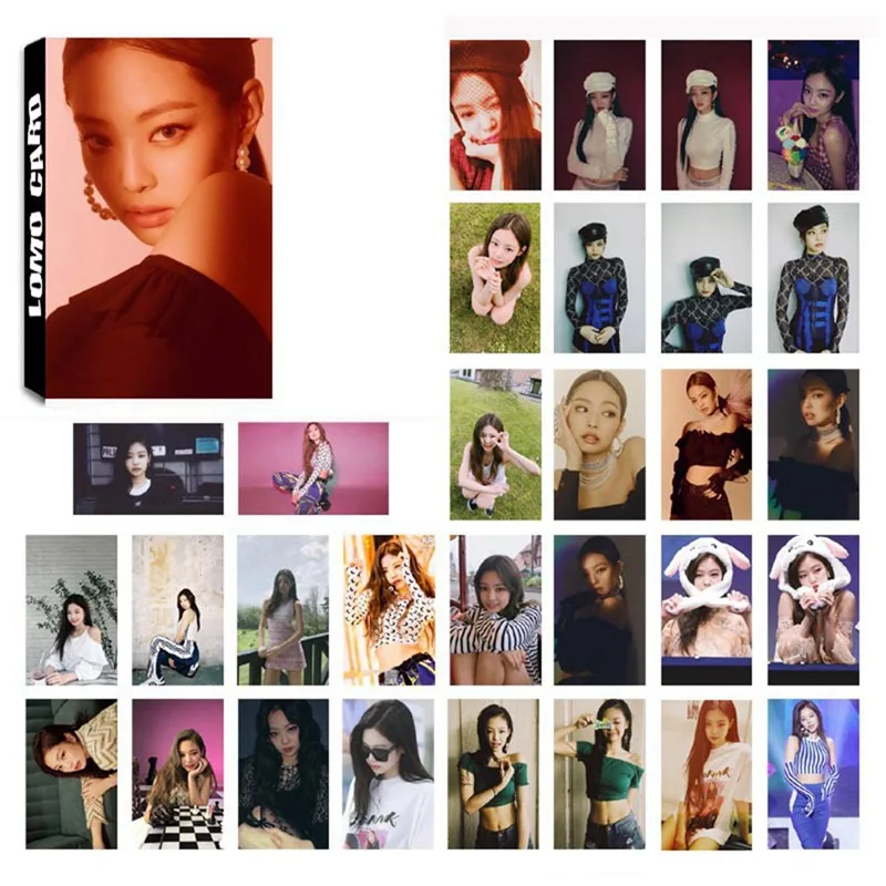 

30pcs/set KPOP BLACKPINK Album Self Made Paper Lomo Card Photo Card Poster HD Photocard