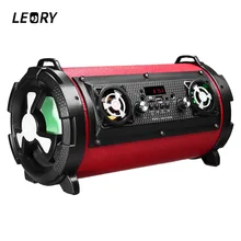 LEORY 15W Home TV Smartphones Wireless Bluetooth Speaker Portable Outdoor Subwoofer with Mic Multifunctional Large Power Speaker