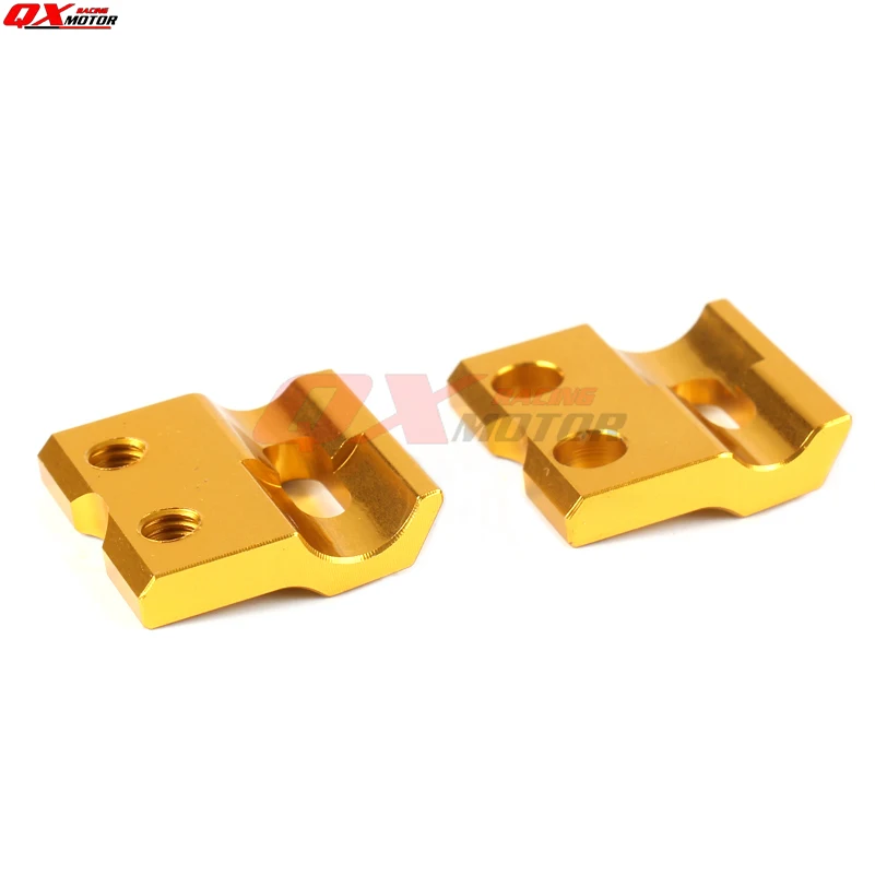 CNC зажимы для шланга тормозной линии RM85 RM125 RM250 RMZ250 RMZ450 RMX450Z DRZ400SM RM 85 125 250|Руль