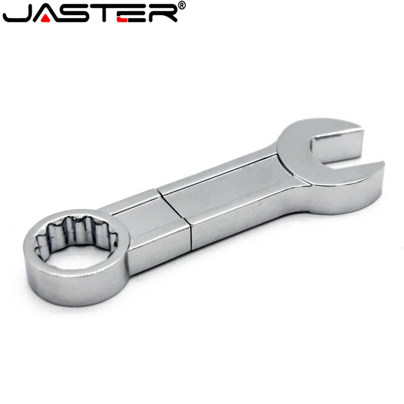 Металлический инструмент JASTER, флешка, мини гаечный ключ, USB флеш-накопитель, карта памяти, флешка, USB, креативный, 4 ГБ, 16 ГБ, 32 ГБ, 64 ГБ, usb флешка